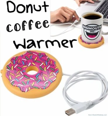 BIG MOUTH INC. SPRINKLE DONUT Coffee Drink Mug Warmer USB powered - BigMouth Inc