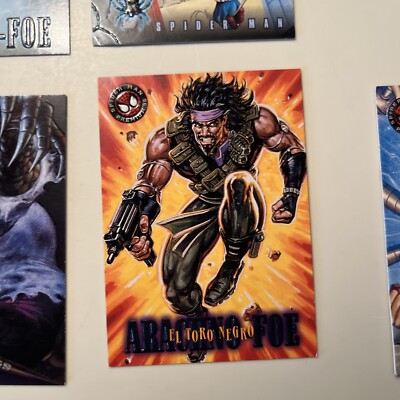 1996 Spider-Man Premium Fleer/Skybox Trading Cards Lot Of 8 #4,11
