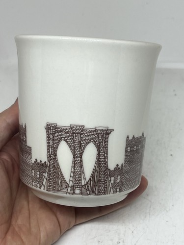 Fishs Eddy Jordan Awan Brooklyn Diner Style Heavy Mug EUC - Picture 4 of 19