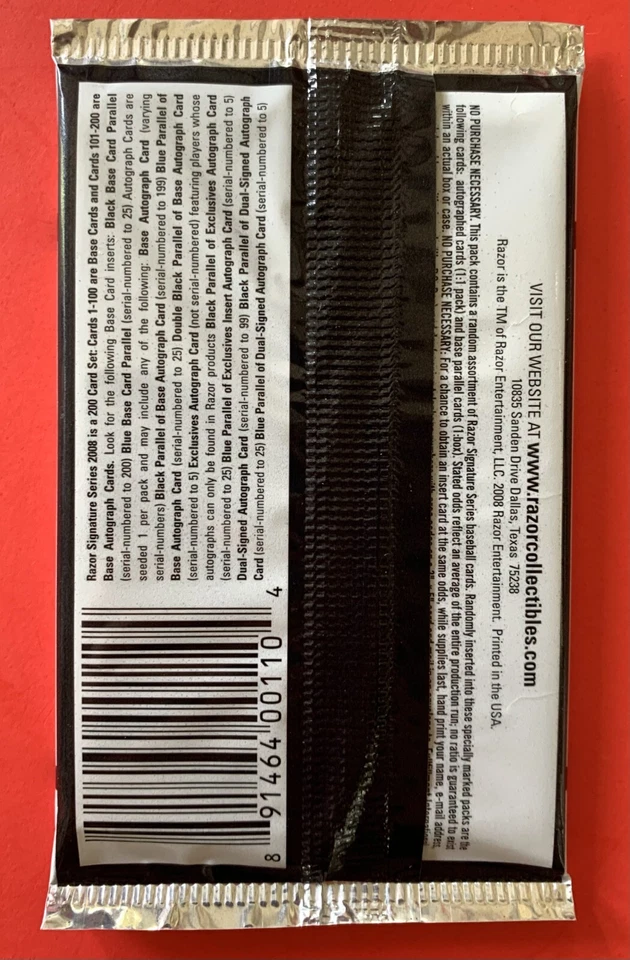 2008 Razor Signature Series Pack 🔥 pos. Auto POSEY, STANTON, HOSMER, LYNN 🔥 - Image 2 of 4