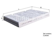 Knecht Mahle Innenraumfilter Pollenfilter Aktivkohlefilter LAK 1377/S