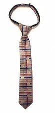Avengers Captain Marvel: Kids Comics Boys Pre-Tied Zipper Silk Dress Neck Tie