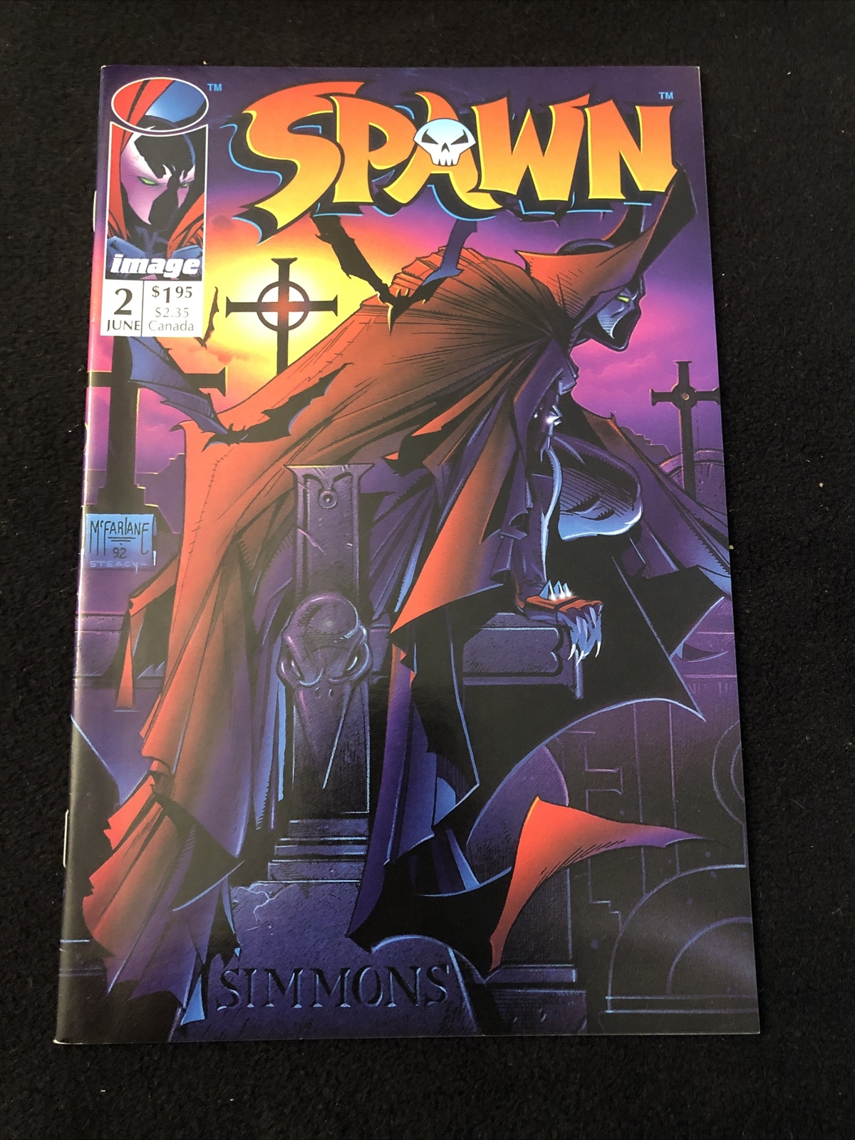 SPAWN 2 9.2 1992 MCFARLANE 1ST PRINT IMAGE FG | eBay