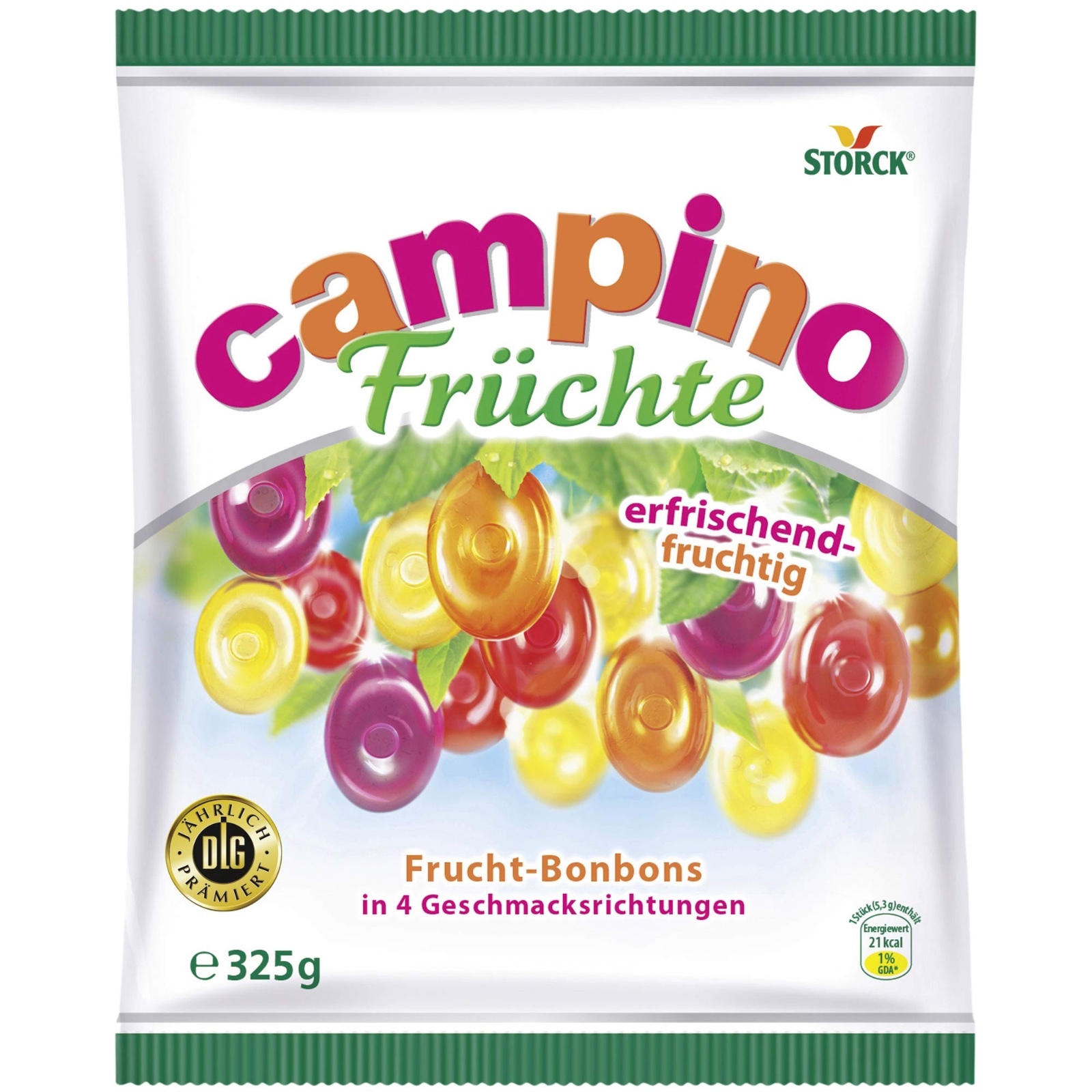Storck CAMPINO Fruit hard Candies 325g - Сделано в Германии - БЕСПЛАТНАЯ ДОСТАВКА 2890₽