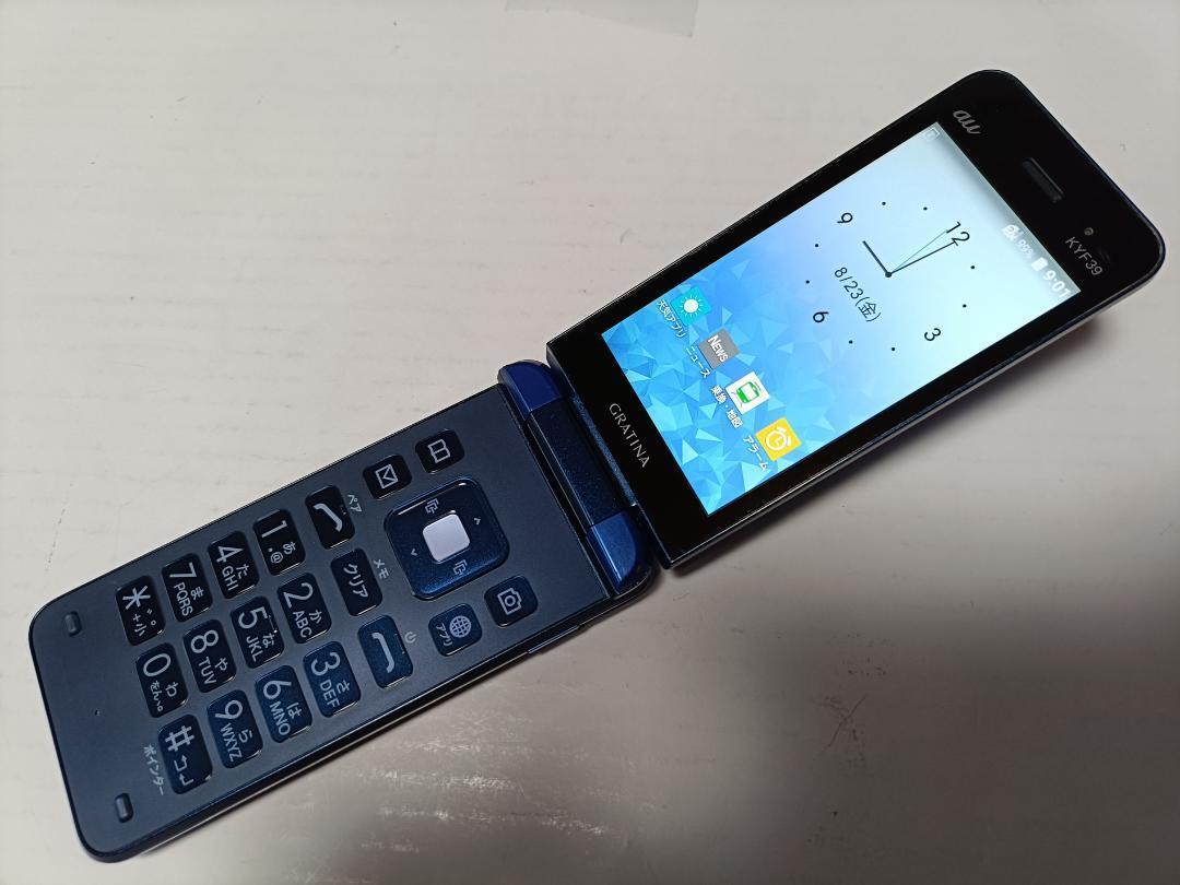 au KYF39 GRATINA（KYOCERA KYF39 GRATINA 4G BLACK WIFI KEITAI