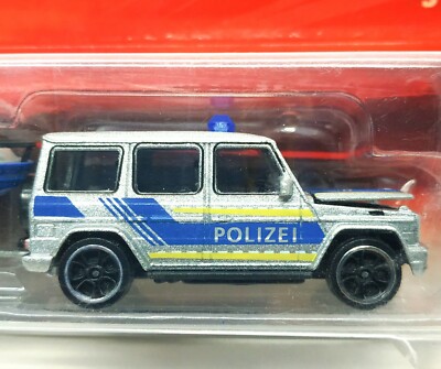 Mercedes Gama Police Polizei – Jouet Ancien Tôle Et Plastique – Joustra – Neuf En Boîte