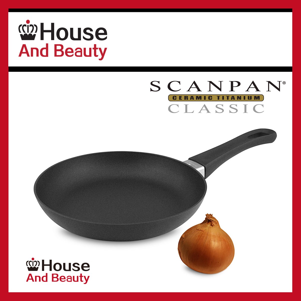 Titanium Scanpan 32cm Titanium Non-stick Pan Scanpan Classic 32cm Titanium Non-Stick Fry ...