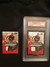 2004-05 Dwyane Wade Fleer Showcase Playmakers Green Patch Card 1/3 and Proof