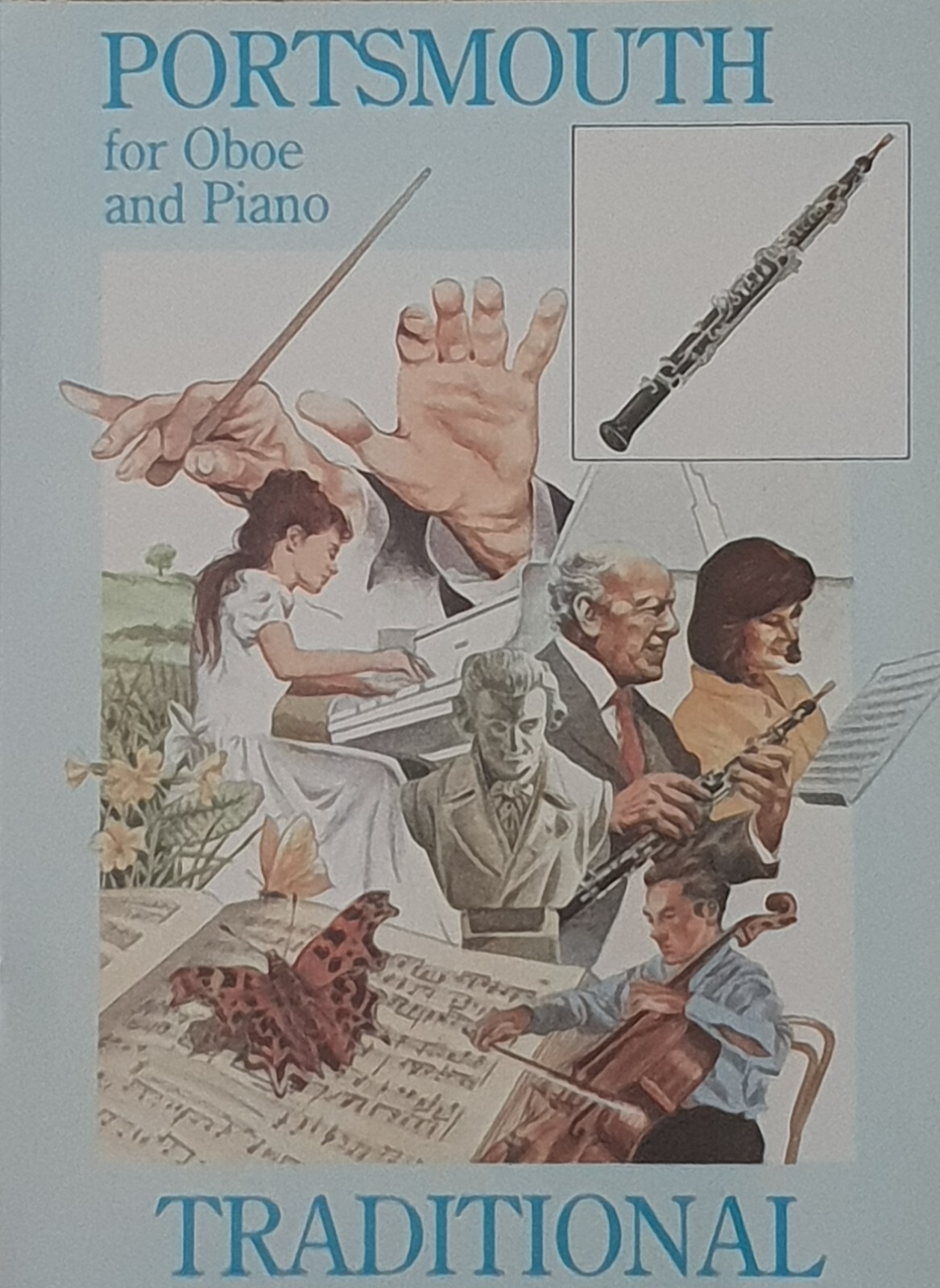 Portsmouth for Oboe and Piano Arrangement - Trad Easy Sheet Music Book__