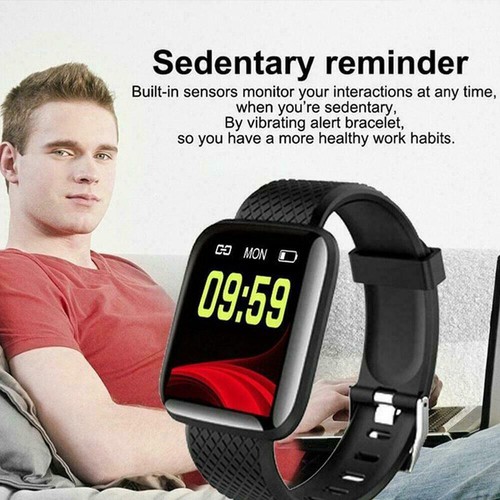 Smart Watch Bracelet Men Women Fitness Tracker Heart Rate for Android iOS iPhone - Afbeelding 6 van 28