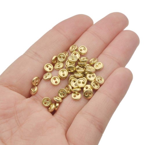 Metal Clothing Handmade Round Buttons Doll Button Sewing Buttons Apparel Sewing - Picture 8 of 16