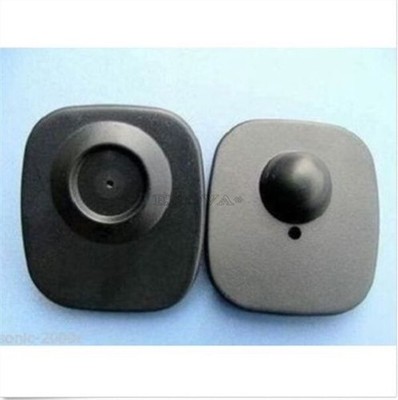 100Pcs Black Hard Tags Anti Theft Eas 8.2MHZ Security mg