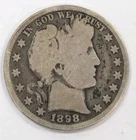 1898-P Barber Half   #603