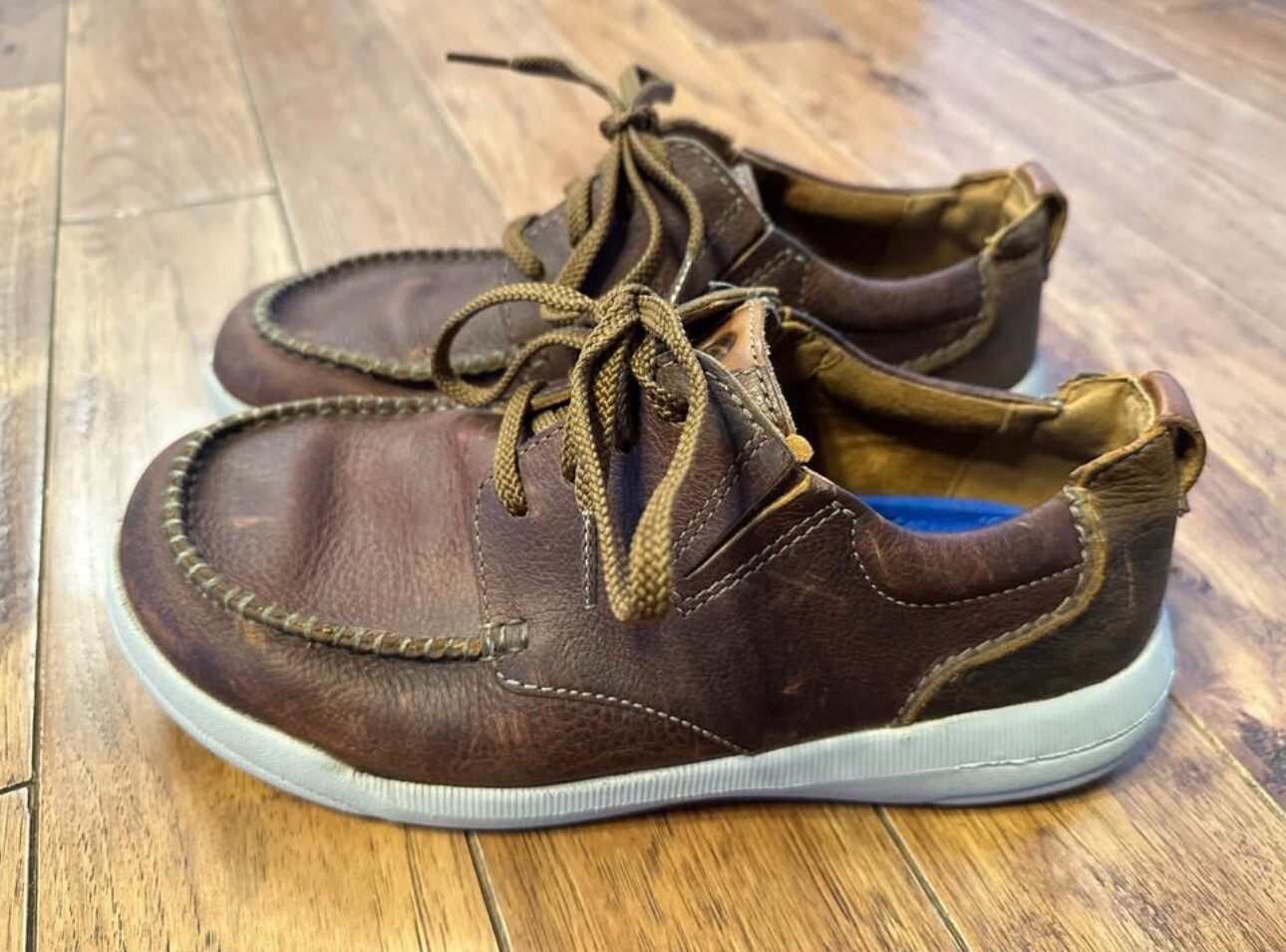 Clarks Driftway Low Boat Shoe for Men Size 8.5 Wide Width