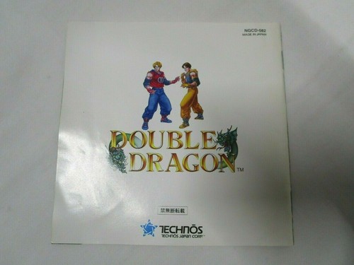 Neo Geo CD -- Double Dragon -- included spine card. JAPAN GAME. SNK. 15131 - Picture 6 of 12