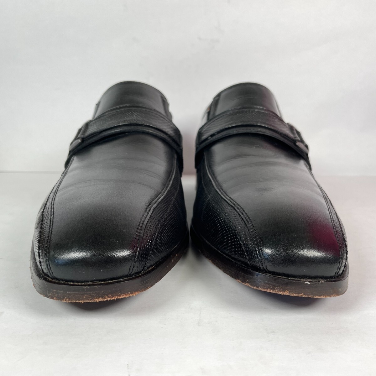 Johnston & Murphy Domani Men’s Dress Loafers Size 10.5 M Black Leather Business Domani by Johnston Murphy Loafer Dress Shoes | Mercari main image 4