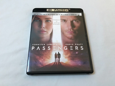 RARE 4K ULTRA HD + BLURAY 3D + BLURAY PASSENGERS (JENNIFER LAWRENCE/CHRIS PRATT)