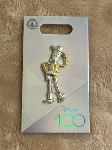 2023 Disney Platinum Woody Pin 100 Years of Wonder 100th Anniversary D100