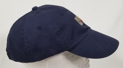 Navy Blue Hat with BOB and Cardinal Bird Logo Relaxed Fit Adjustable - Picture 4 of 10