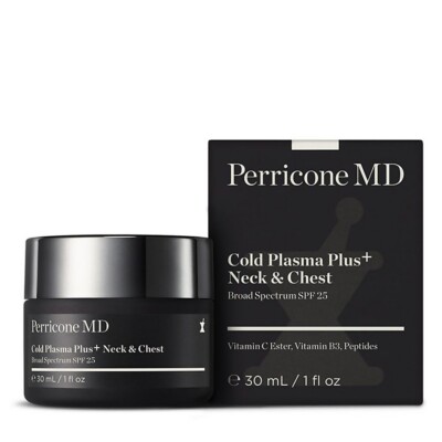 Perricone MD Cold Plasma Plus+ Neck & Chest Broad Spectrum SPF 25 New Sealed