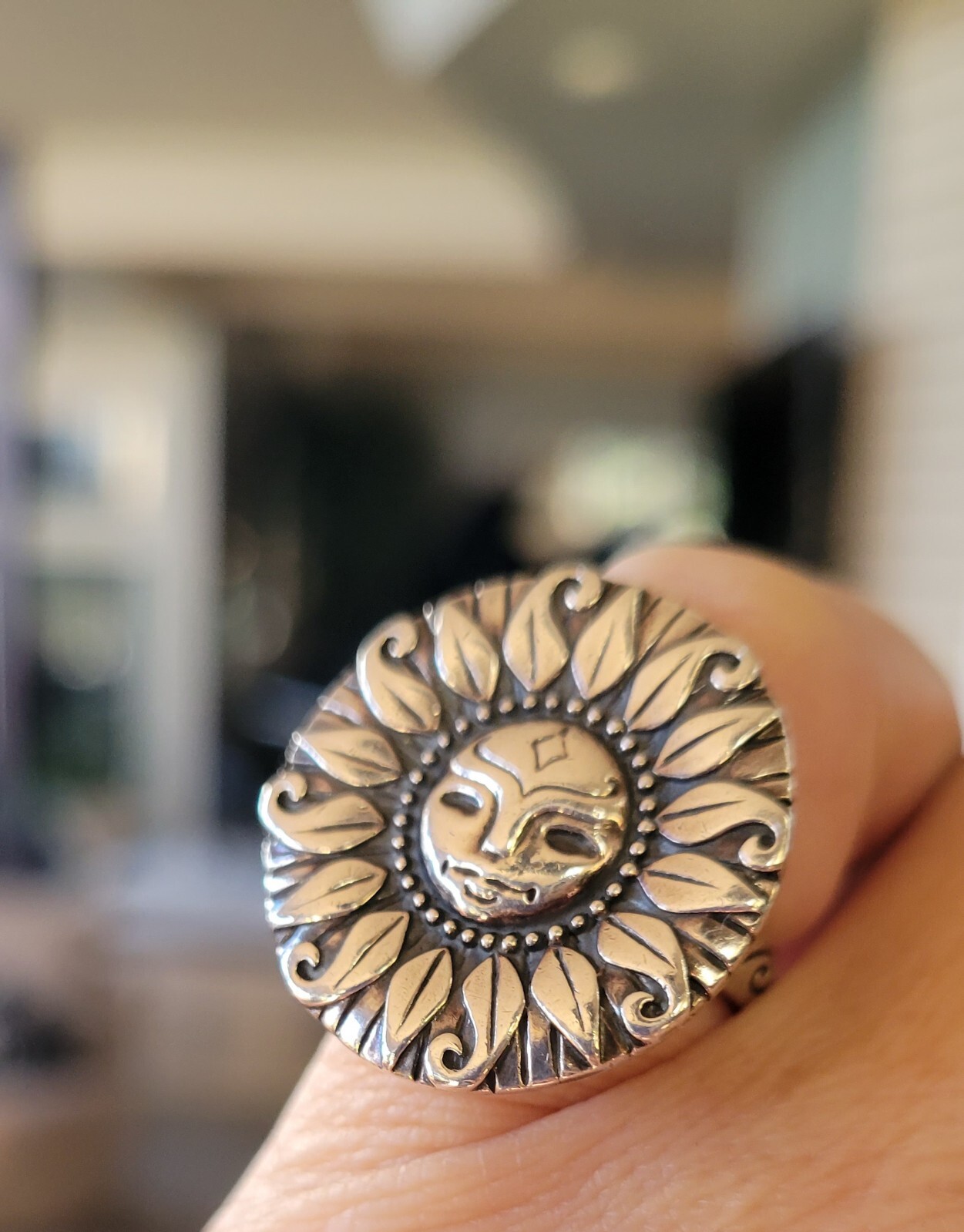 Retired James Avery You are My Sunshine Ring Size 5 G… Gem