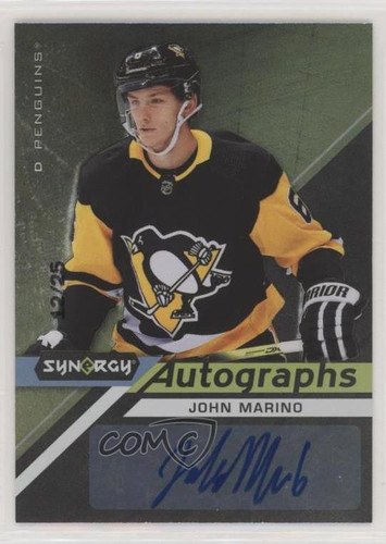 2020-21 Upper Deck Synergy Auto Black Achievements /25 John Marino #A-JM Auto
