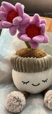 Greenhouse by Russ 12 Inch Plush Plant Plants Flowers Echinacea Pink Floral