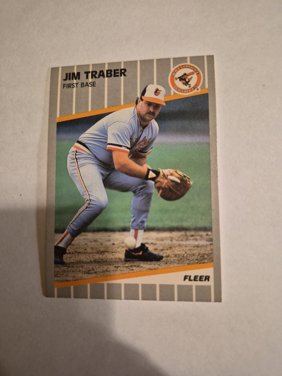 JIM TRABER 1989 FLEER #625 FREE SHIPPING | eBay