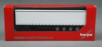 Herpa 077118 H0,1:87 Gardinenplanenauflieger 4Achs, Weiß Neuheit 2026!