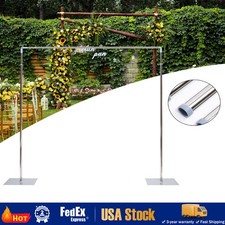 10ft x 10ft Backdrop Stand Pipe Kit Heavy Duty Wedding Back Adjustable Stand