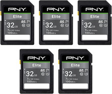 32GB Elite Class 10 U1 V10 SDHC Flash Memory Card - 100Mb/S Read, Class 10, U1 F