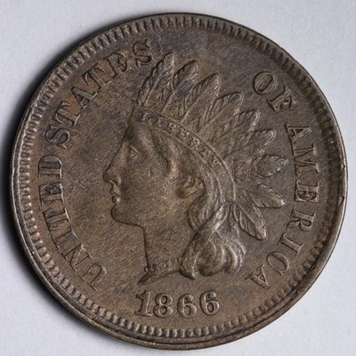 1866 Indian Head Cent Penny UNC *UNCIRCULATED* MS E120 JCLM
