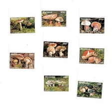 Tanzania 1998 - Mushroom - Set of 8 Stamps - Scott #1738-45 - MNH