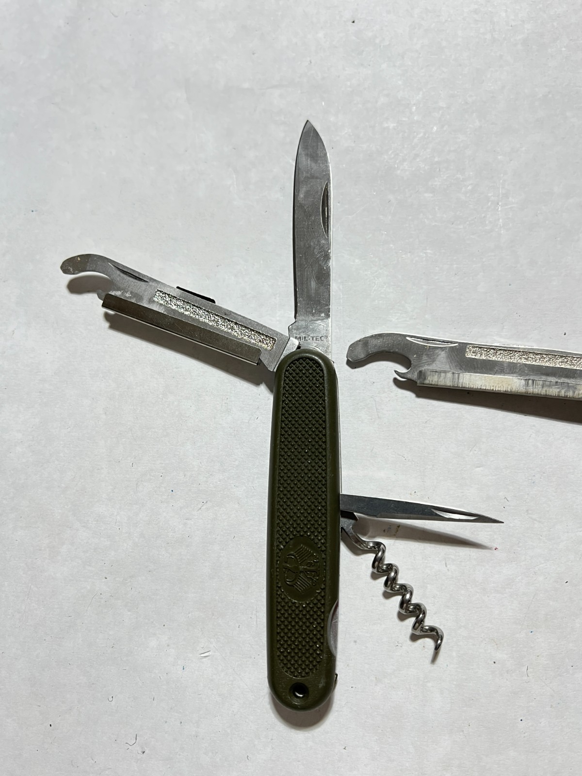 Lot of 2 Mil Tec Pocket Knives