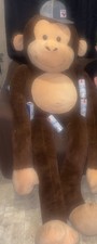 Large Brown Beige Monkey Plush Stuffed Animal 2007 Washable MPN 2362