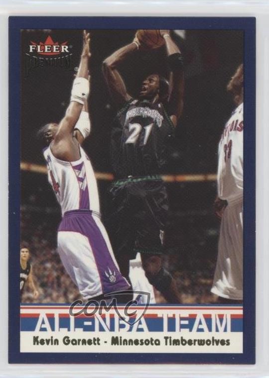 2002-03 Fleer Premium All-NBA Team Kevin Garnett #6 HOF 0q0m