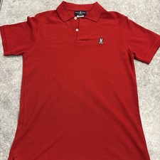 Pyscho Bunny Polo Size 4 Authentic Red Shirt
