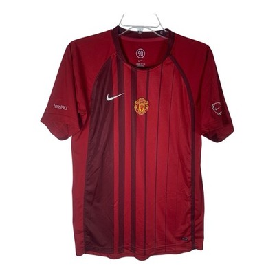 ウェア Manchester Utd 04/05 training shirt T90 Vintage Nike 2004 Manchester United Total90 Training Soccer Jersey