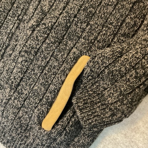 Cardigan maglione lana Orvis uomo toppa gomito L nonno vintage zip erica costine - Foto 5 di 12