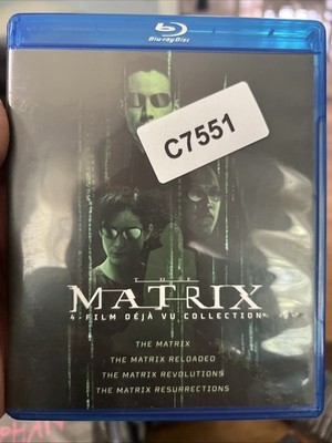 The Matrix: 4-Film Déjà Vu Collection (Blu-ray, 2011)