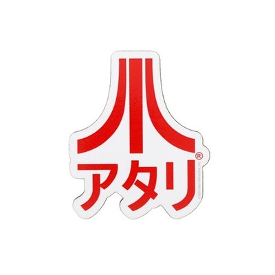 NMR Distribution Atari Japanese Logo Magnet Metal Multicolor standard Family