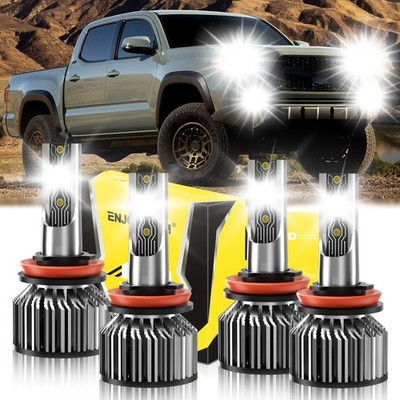 For Toyota Tacoma 2016-2023 Front LED Headlight Bulb Combo High Low Beam 6500K