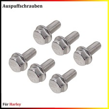 Auspuffhalterungen Schrauben Exhaust Screws Bolts F&uuml;r Harley Evolution Sportster