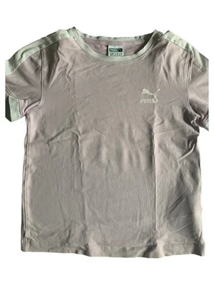 Puma T-shirt Femme Rose Sportif Logo (EU 34, INT XS) - Photo 1/4