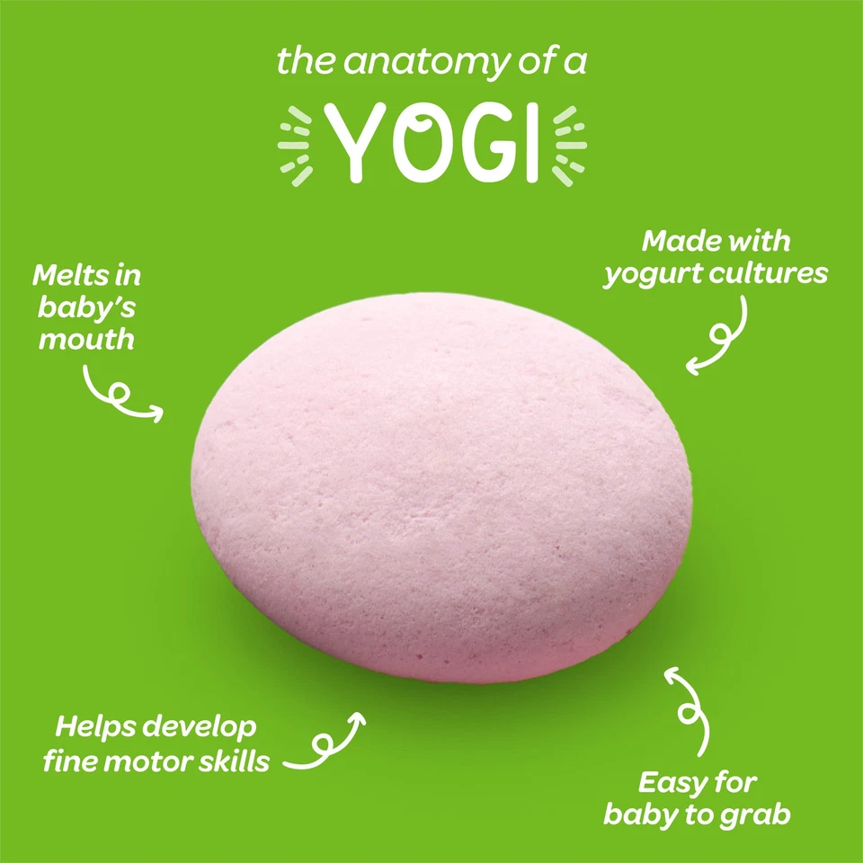 Gotas de iogurte liofilizado orgânico Happy Baby pacote com 8 lanches para bebês - Imagem 2 de 4