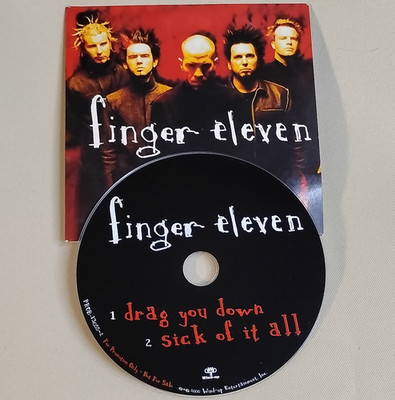 Finger Eleven Drag You Down/Sick of It All Promo CD Single Wind-up Collectable