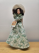 1989 Scarlett O'Hara Barbecue Dress Gone With the Wind World Doll With Stand