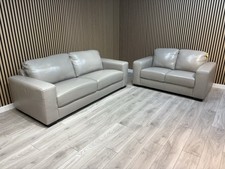 DFS - COHEN Style 3 Seater + 2 Seater Leather Sofa Set - RRP £2,398