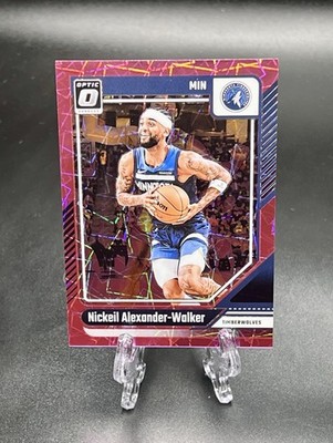 Nickeil Alexander-Walker 2024 Donruss Optic Pink Velocity SP /79 Wolves #4