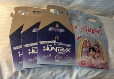 Kpop Demon Hunters McDonald s Happy Meal Boxes New Not Folded Set Of 3